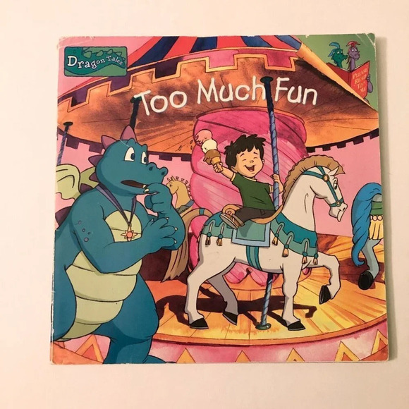 2002 Dragon Tales Too  Much Fun Random House Pictureback Book - Picture 16 of 16